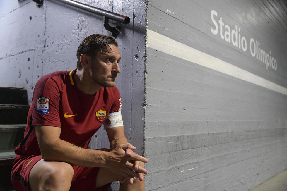 TOTTI: CONTRO IL GENOA LA MIA ULTIMA PARTITA CON LA MAGLIA DELLA ROMA
