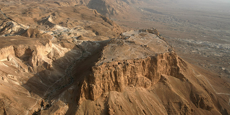 I resti della fortezza di Masada (MENAHEM KAHANA/AFP/Getty Images)