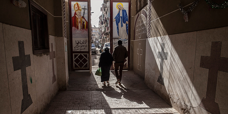 Una foto del 2015, a Minya (AP Photo/Roger Anis, File)