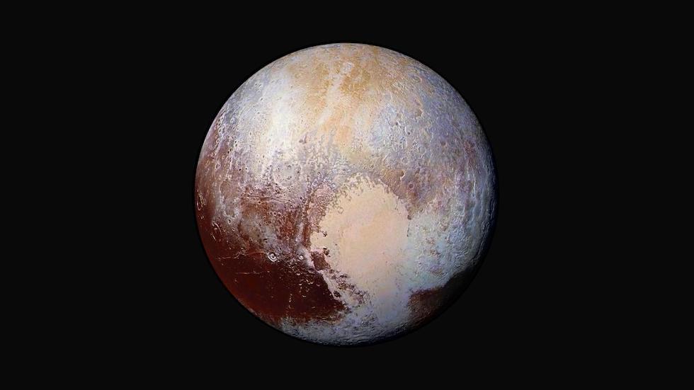 Il pianeta nano Plutone fotografato dalla missione New Horizons

(NASA)