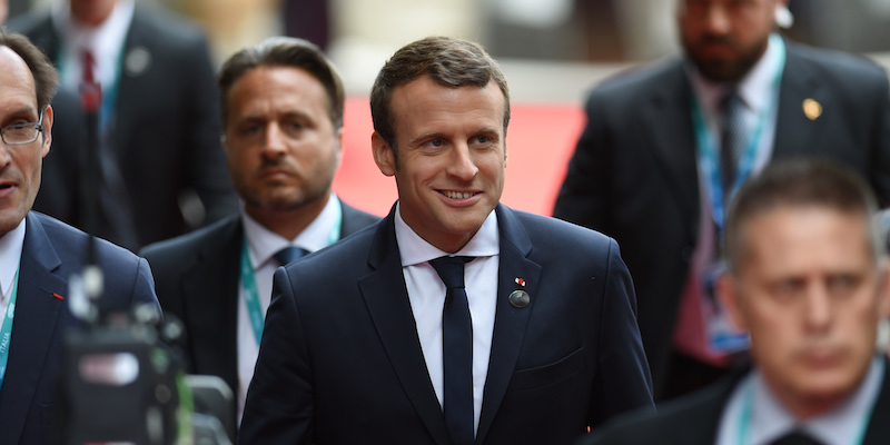 Emmanuel Macron (FILIPPO MONTEFORTE/AFP/Getty Images)