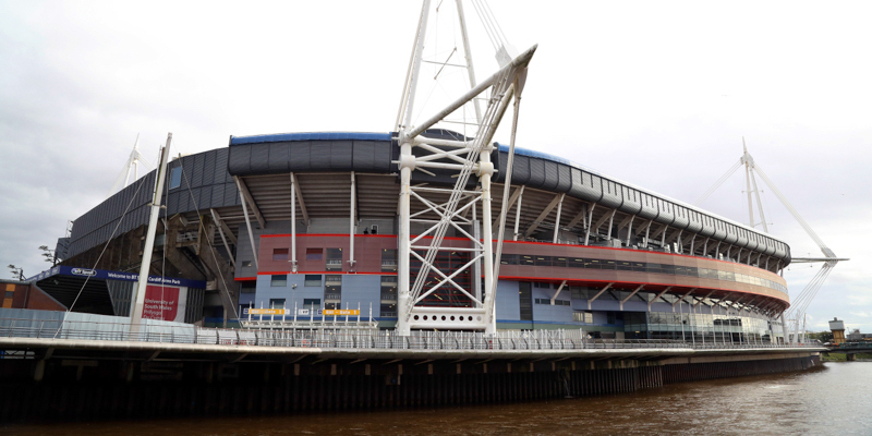 L'esterno del Millennium Stadium di Cardiff (AFP PHOTO/GEOFF CADDICK)