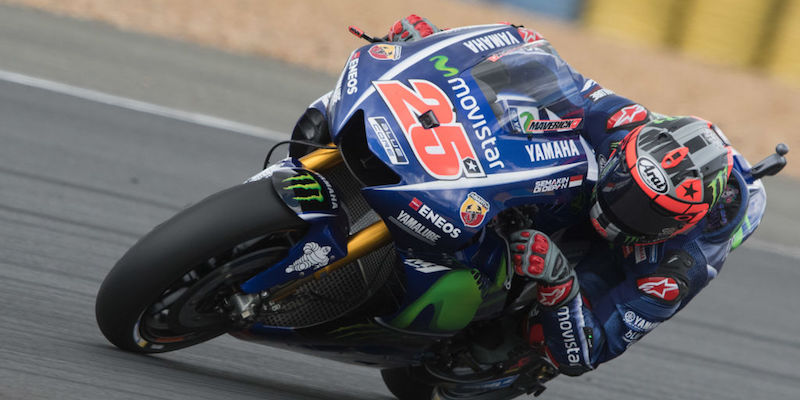 Maverick Vinales durante il Gran Premio di Francia (Mirco Lazzari gp/Getty Images)