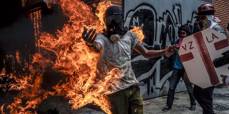 Caracas, 3 maggio 2017
(JUAN BARRETO/AFP/Getty Images)