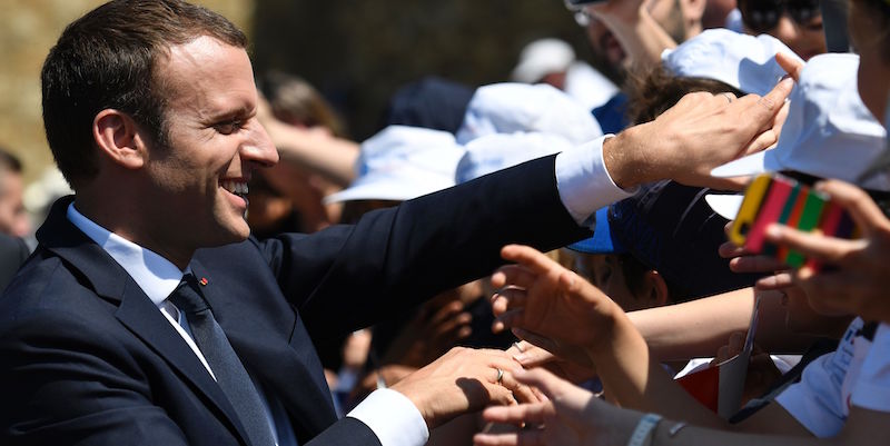 Il presidente francese Emmanuel Macron (BERTRAND GUAY/AFP/Getty Images)