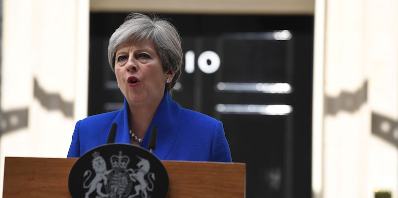 Theresa May (JUSTIN TALLIS/AFP/Getty Images)