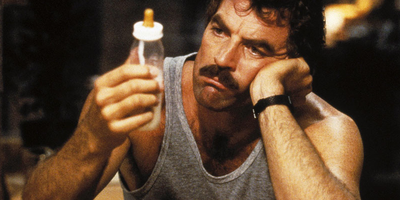 Tom Selleck in "Tre scapoli e un bebè" (1987)