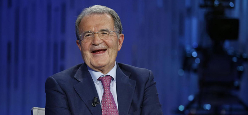 Romano Prodi ospite della trasmissione Otto e mezzo lo scorso maggio (Vincenzo Livieri - LaPresse)