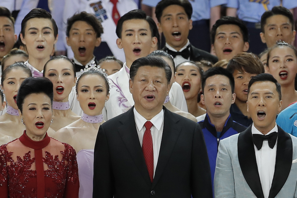Xi Jinping,Leung Chun-ying,Carrie Lam