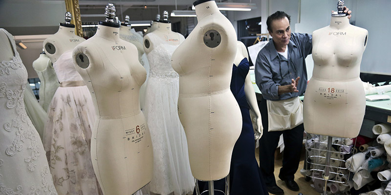 Manichini plus-size, New York, dicembre 2013
(AP Photo/Bebeto Matthews)