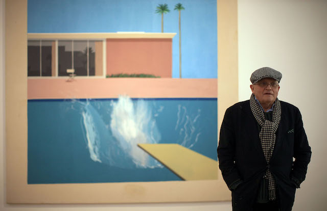 David Hockney Visits The New Nottingham Contemporary Gallery