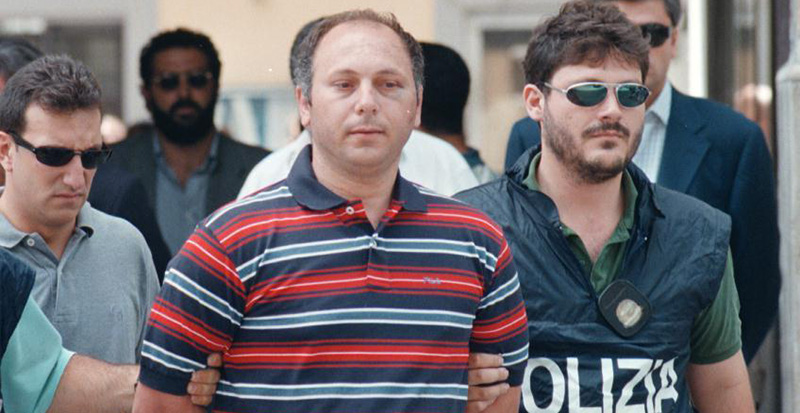 L'arresto di Gaspare Spatuzza nel 1997 (Ansa)