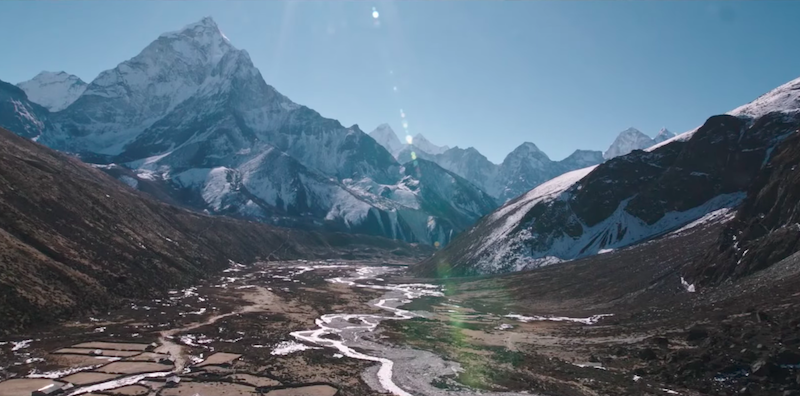 Una scena del film Everest