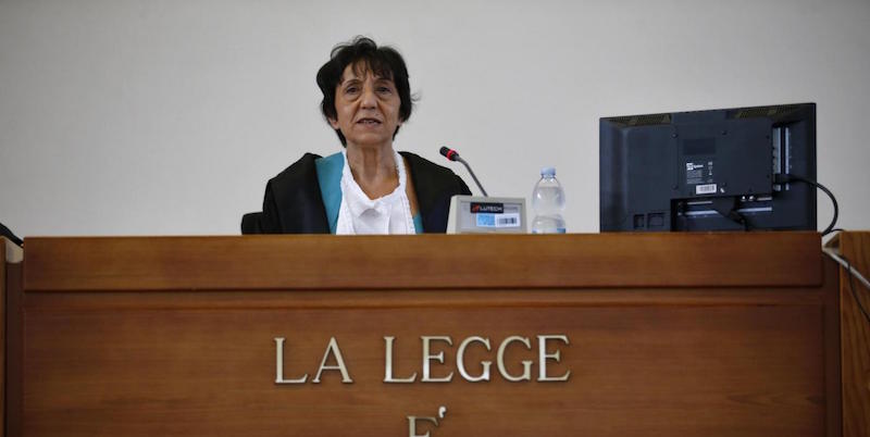 Il giudice Rossana Ianniello che ha presieduto la corte che giudicato sul caso (Vincenzo Livieri - LaPresse) 