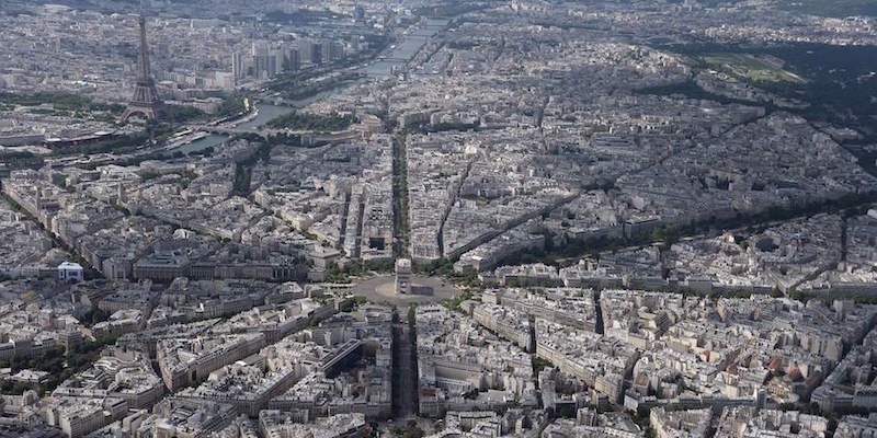 Parigi vista da sopra