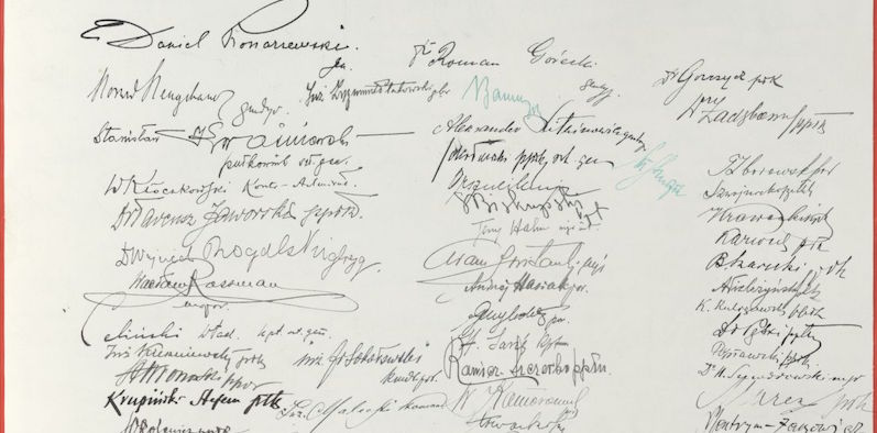 Una volta la Polonia ha mandato un biglietto di auguri agli Stati Uniti con 5 milioni di firme