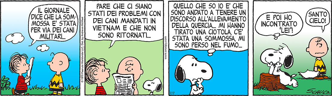 Peanuts 2017 luglio 7