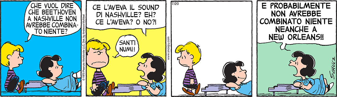 Peanuts 2017 luglio 20