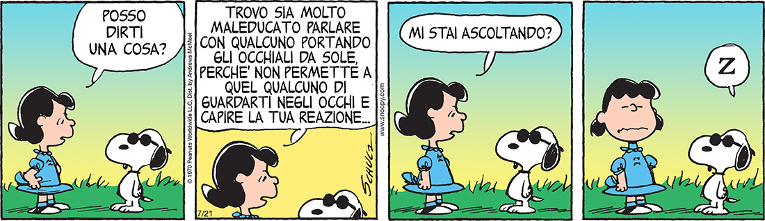 Peanuts 2017 luglio 21