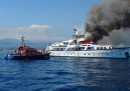 Lo yacht dell'imprenditrice Diana Bracco ha preso fuoco al largo di Nizza: non ci sono feriti