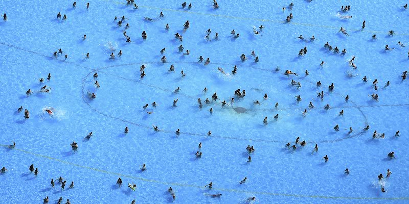 Una piscina pubblica di Buenos Aires (FRANCK FIFE/AFP/Getty Images)