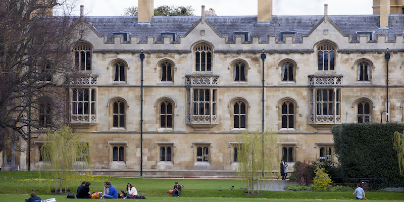 Il Trinity College dell'Università di Cambridge, il 17 aprile 2017 (Melanie Stetson Freeman/The Christian Science Monitor