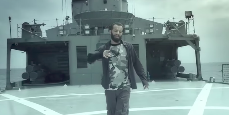 Immagine tratta da un video di propaganda di Amir Tataloo, rapper iraniano