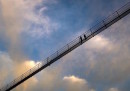 Le foto dal ponte sospeso più lungo del mondo