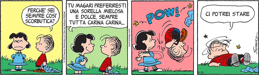 Peanuts 2017 agosto 29