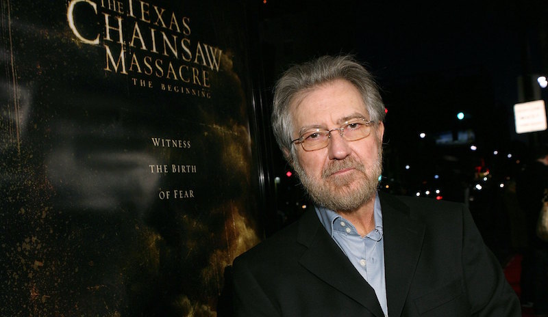 LOS ANGELES, CA - OCTOBER 05: Producer Tobe Hooper arrives at the premiere of New Line's "Texas Chainsaw Massacre: The Beginning" at Grauman's Chinese Theatre on October 5, 2006 in Los Angeles, California. (Photo by Michael Buckner/Getty Images)