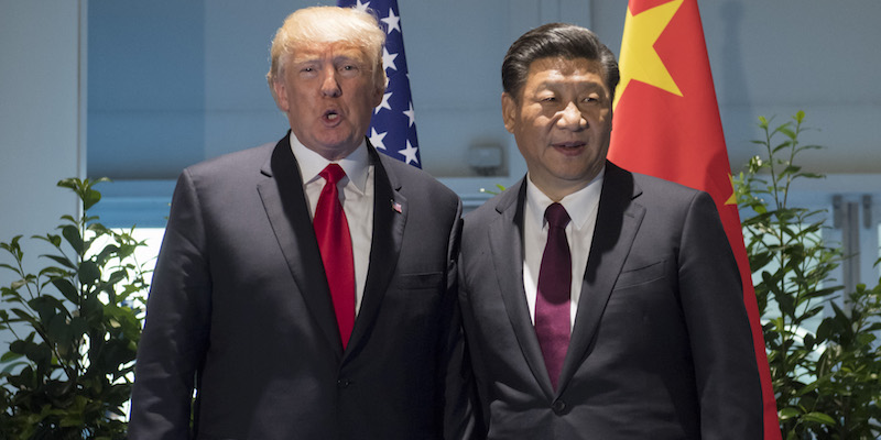 Donald Trump e Xi Jinping (SAUL LOEB/AFP/Getty Images)