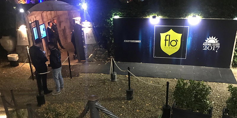 L'esterno della discoteca Flo, a Firenze, il 9 settembre 2017 (ANSA/MAURIZIO DEGL'INNOCENTII