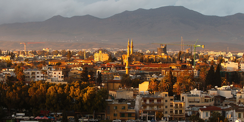 Nicosia, capitale di Cipro (HASAN MROUE/AFP/Getty Images)