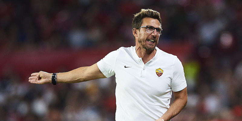 Eusebio Di Francesco, allenatore della Roma (Aitor Alcalde/Getty Images)