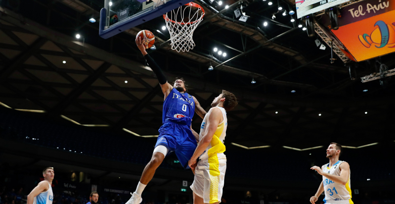 La nazionale italiana di basket ha battuto per 78 a 66 l'Ucraina agli Europei