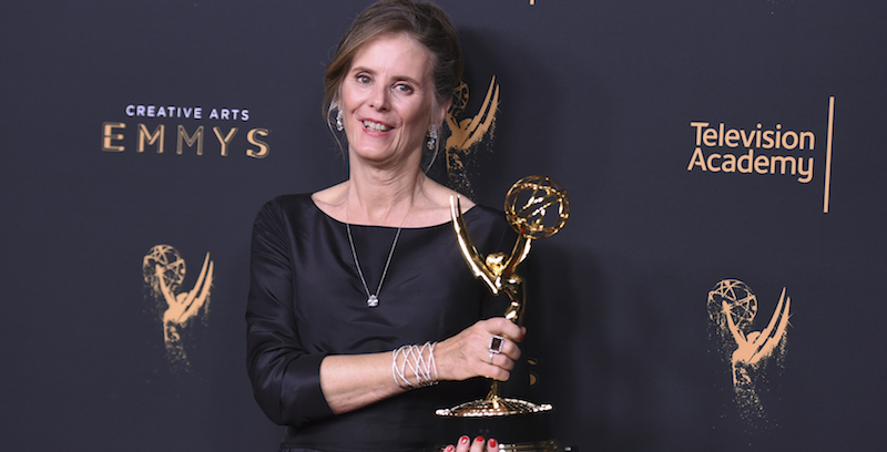 Susan Jacobs, premiata per la supervisione musicale di Big Little Lies agli Emmy, 10 settembre 2017
(Richard Shotwell/Invision/AP)