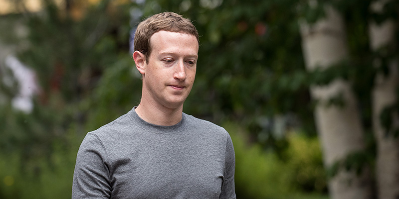 Il CEO di Facebook, Mark Zuckerberg (Drew Angerer/Getty Images)