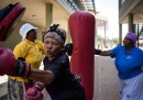 Nonne che fanno boxe, in Sudafrica