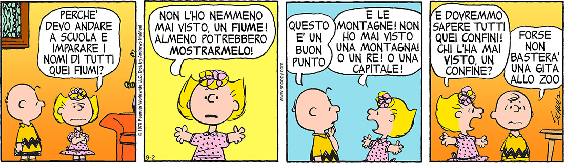 Peanuts 2017 settembre 2