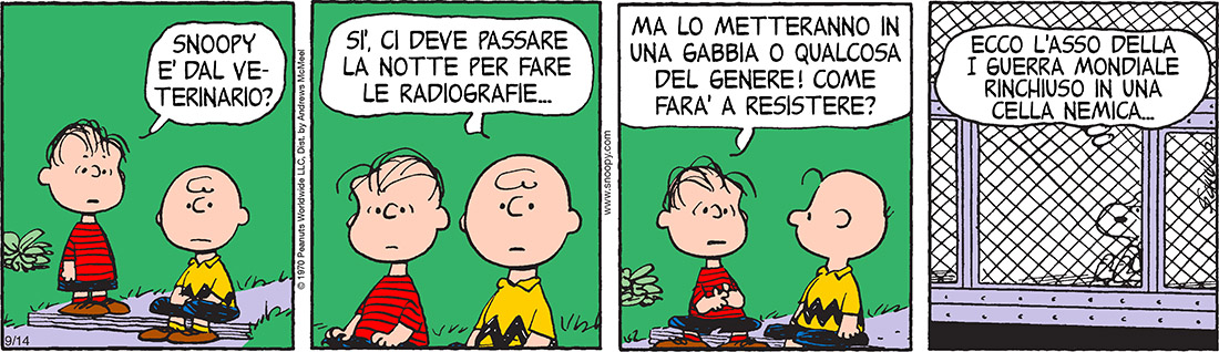 Peanuts 2017 settembre 14