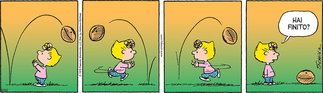 Peanuts 2017 settembre 20
