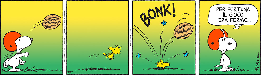 Peanuts 2017 settembre 27