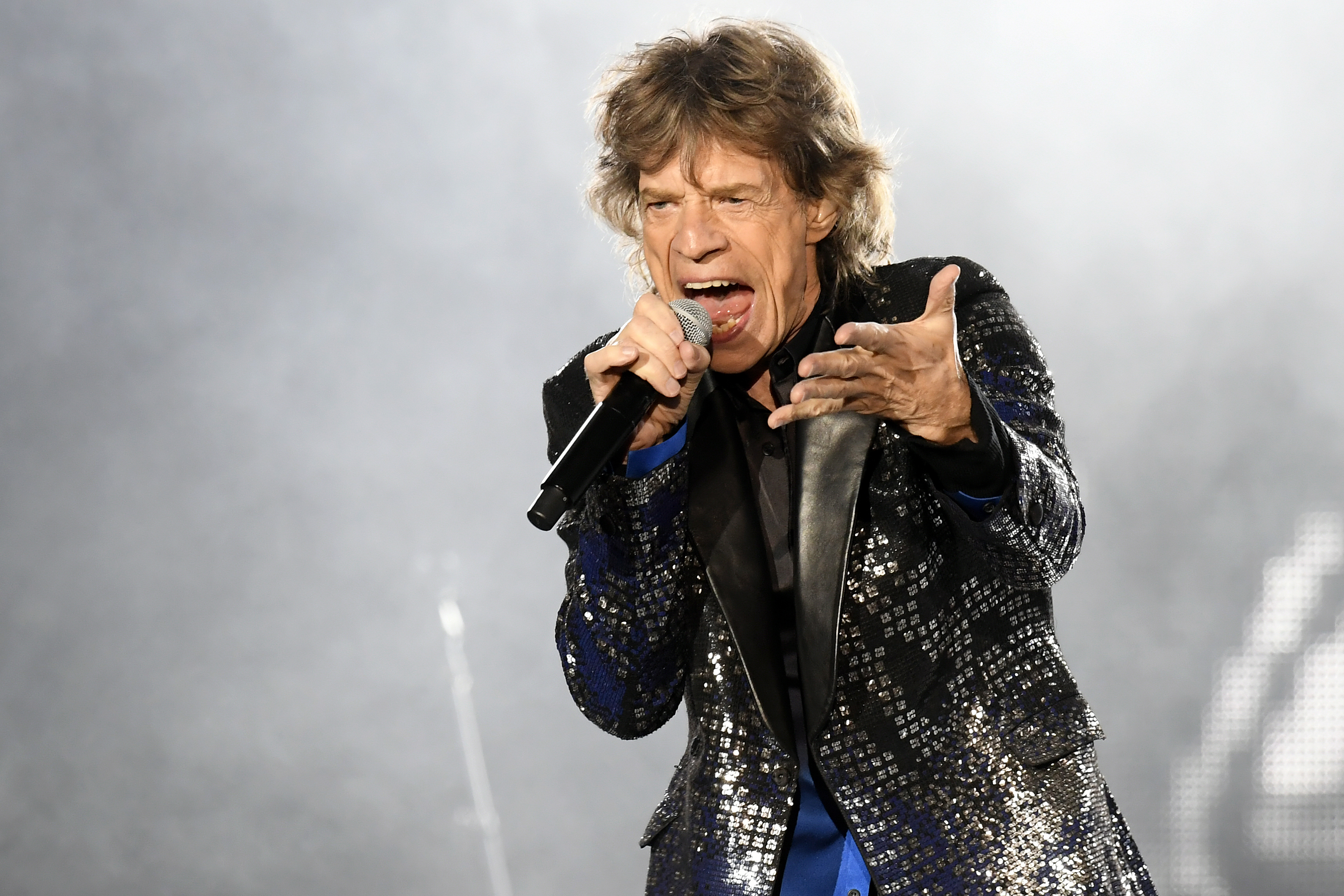 Mick Jagger durate un concerto del tour europeo No Filter
(Walter Bieri/Keystone via AP)