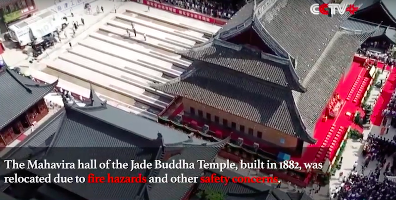 Spostare un tempio buddista si può