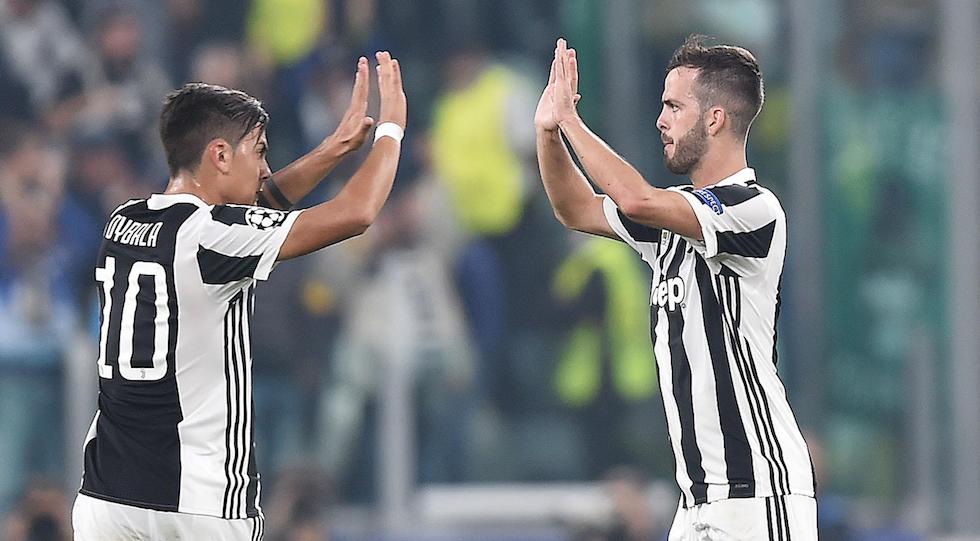 Miralem Pjanic e Paulo Dybala. (ANSA/ALESSANDRO DI MARCO)