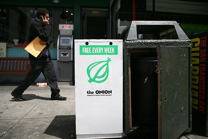 I direttori del famoso sito americano di notizie satiriche "The Onion" si sono dimessi