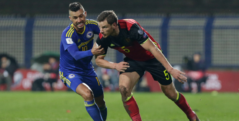 L’Italia è matematicamente qualificata agli spareggi per la qualificazione ai Mondiali, dopo che il Belgio ha battuto la Bosnia