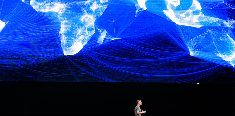 Mark Zuckerberg durante un evento a Barcellona nel 2016 
(David Ramos/Getty Images)