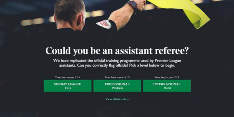 Provateci voi, a fare il guardalinee