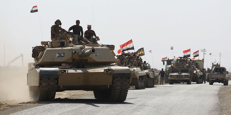 Forze irachene a sud di Kirkuk (AHMAD AL-RUBAYE/AFP/Getty Images)